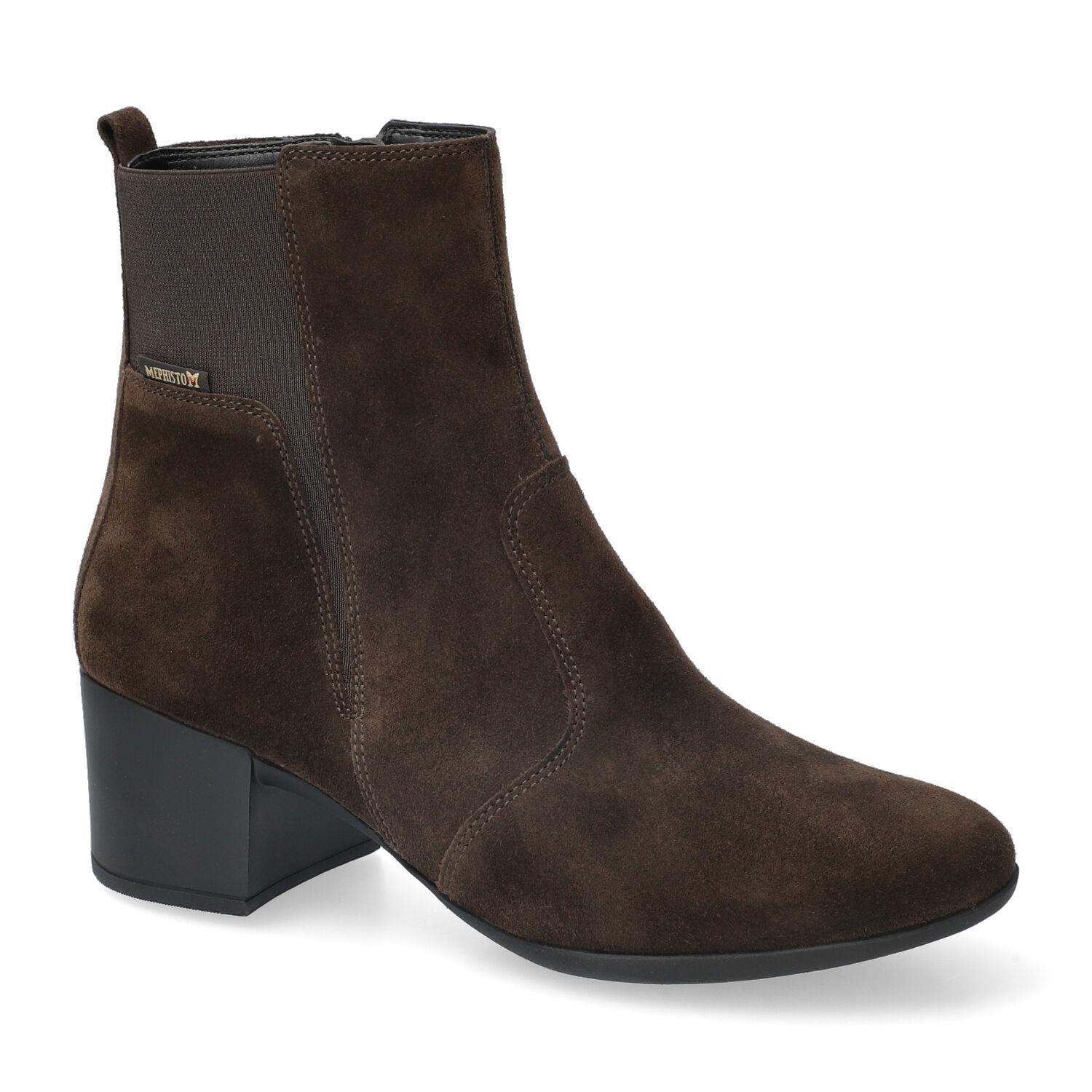 bottines femme modèle Zelia brun fonce - Mephisto